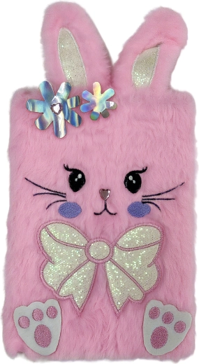 Diario in peluche A5 con coniglietto