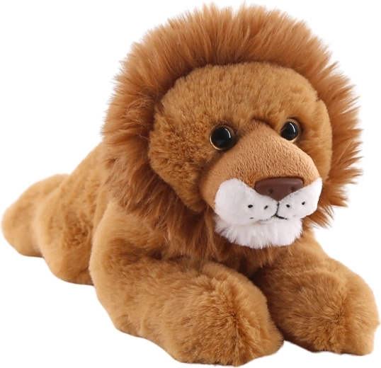 Leone di peluche sdraiato 25 cm