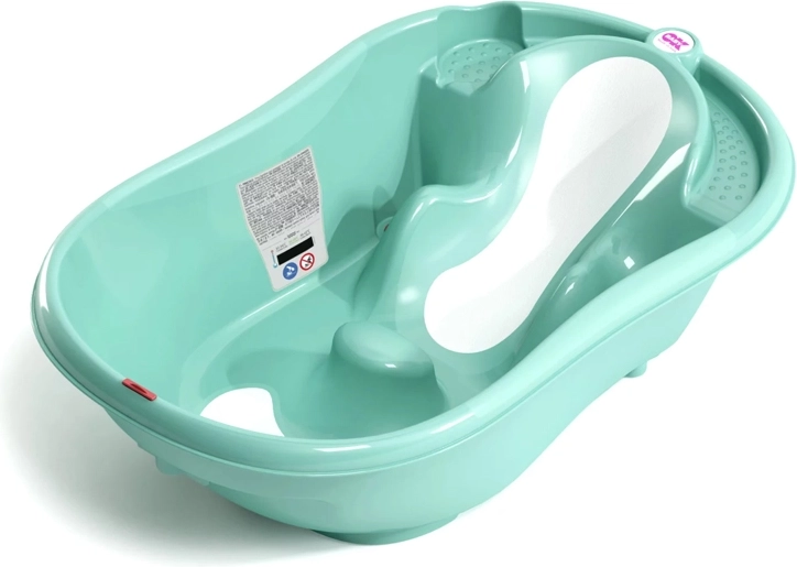 OK Baby vaschetta evolutiva antiscivolo Onda Evolution 0–12 mesi, azzurro cielo