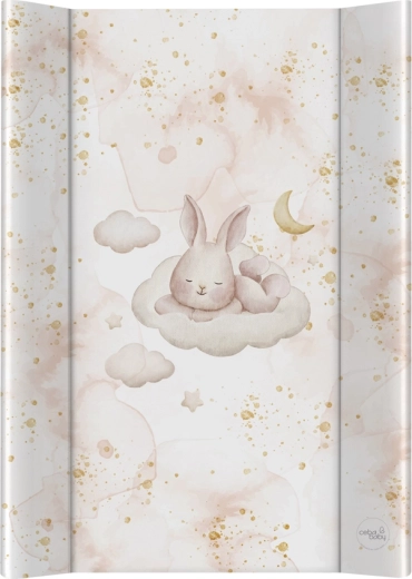 Ceba Baby fasciatoio 2 bordi con base rigida 50 × 70 Ultra Light Sleepy Bunny