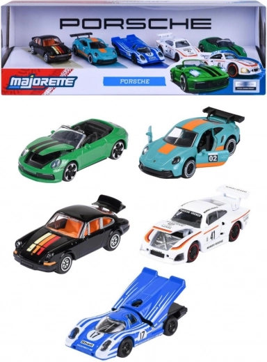 Set di veicoli MAJORETTE PORSCHE 5 pz