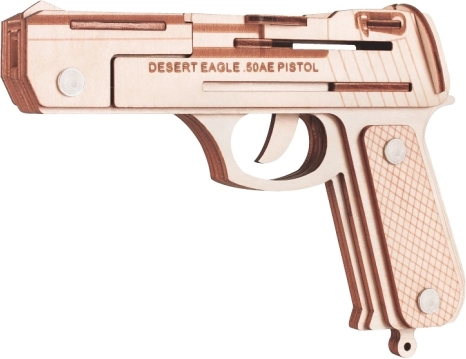 Puzzle 3D in legno Pistola Desert Eagle