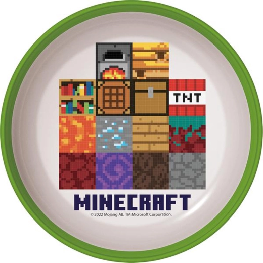 Ciotola in plastica Minecraft 300 ml con fondo antiscivolo