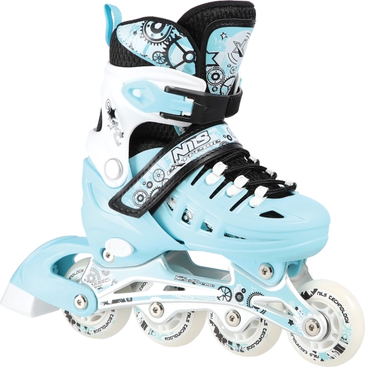 Pattini per bambini 4 in 1 NILS EXTREME color menta – S (31-34)