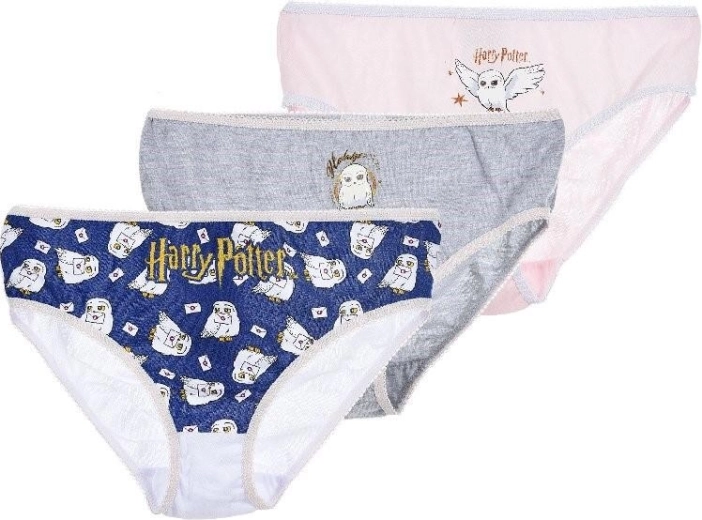 Set da 3 pz di slip in cotone Harry Potter