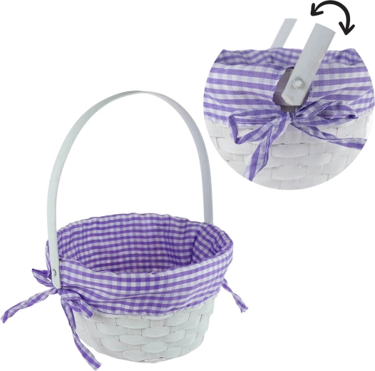 Cestino di Pasqua con tovagliolo 19 × 25 cm