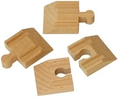 Rampa per binari 4 cm, 4 pezzi