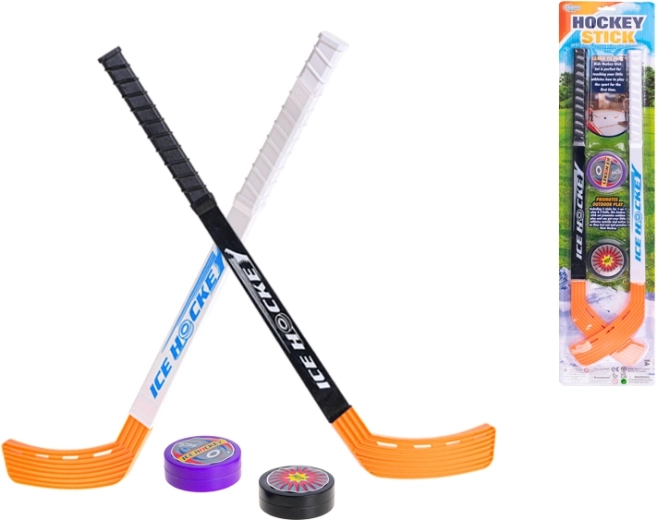 Set hockey per bambini 57 cm con due dischi