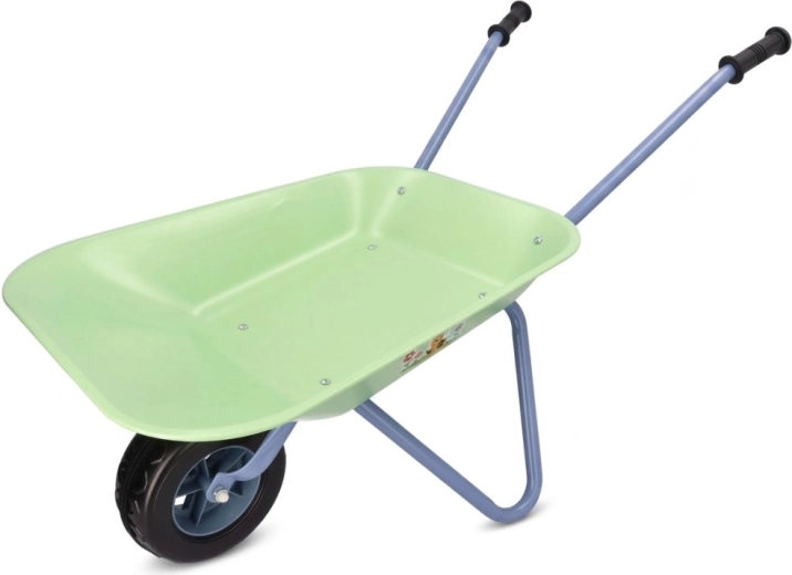 Adam Toys carriola in metallo per bambini per il piccolo giardiniere verde - 1 pezzo