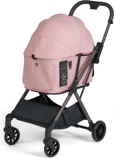 Passeggino per cani e gatti FIKAGO Mist Pink
