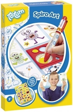 Set creativo Spiro Art arte a spirale in plastica in scatola 13x19x3,5 cm