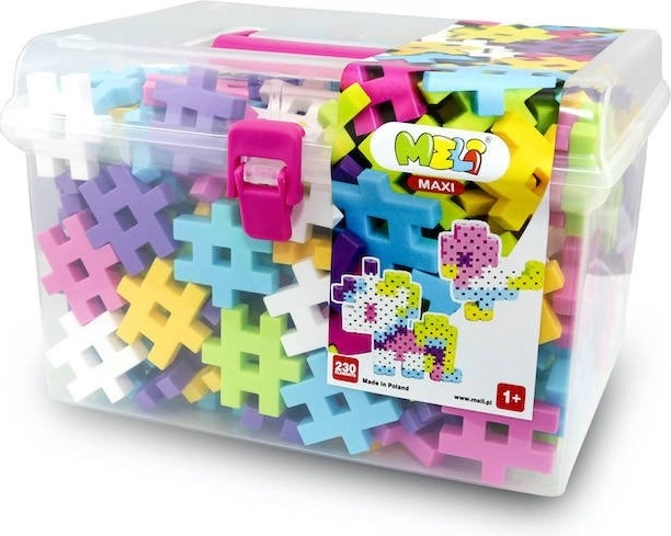 Set di costruzioni MELI Maxi Pink Travel Box 230 pezzi