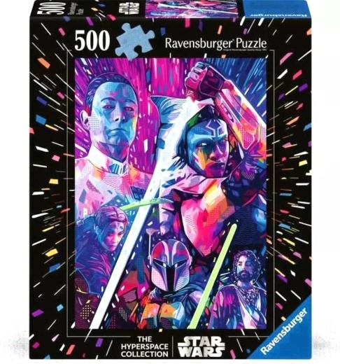 Puzzle Ravensburger Star Wars Hyperspace: Ahsoka XXL 500 pezzi