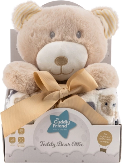 FreeON Free2Play peluche con coperta orso Ollie