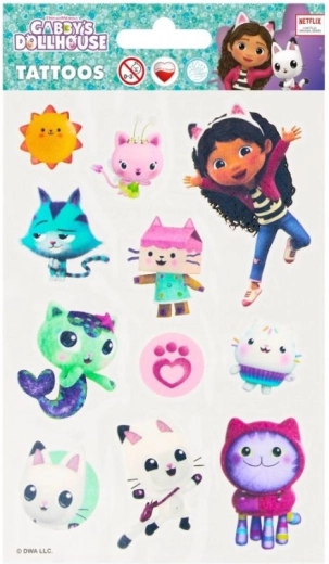Tatuaggi per bambini Gabby's Dollhouse
