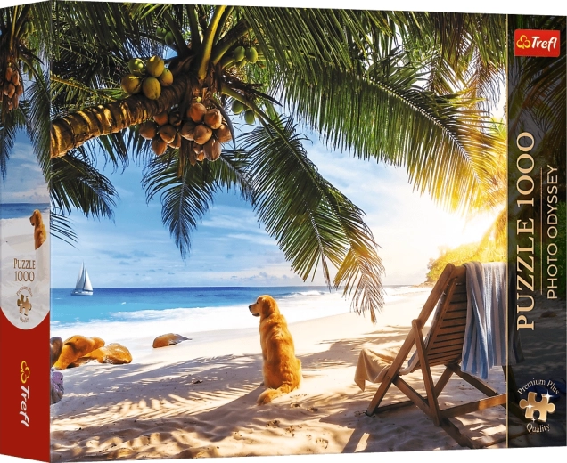 Trefl Puzzle Premium Plus Photo Odyssey: Relax sulla spiaggia, Seychelles, 1000 pezzi