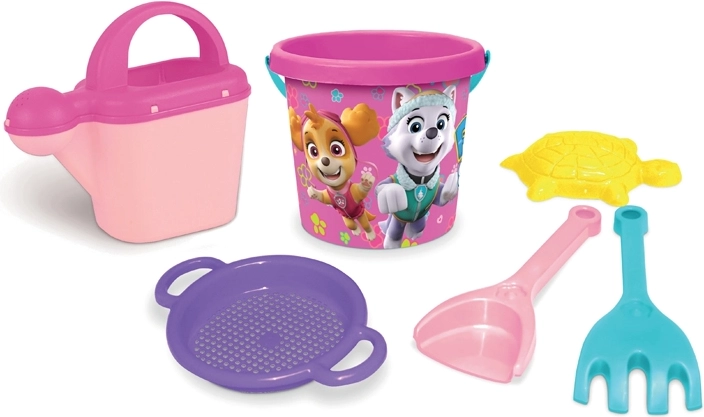 Set da sabbia Wader Paw Patrol rosa, 6 pezzi