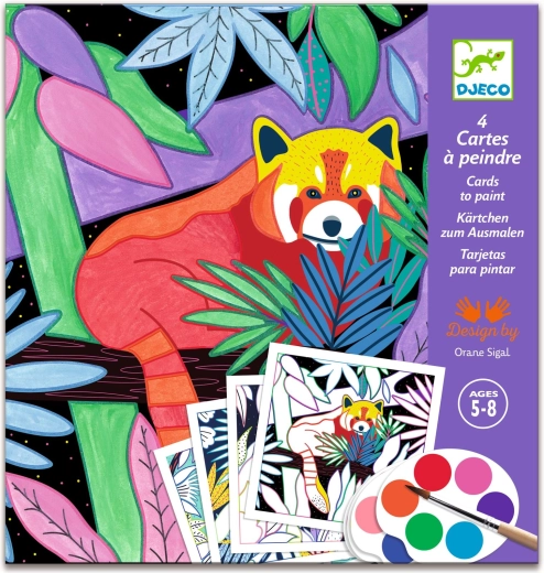 Pittura con tavolozza Jungle Djeco