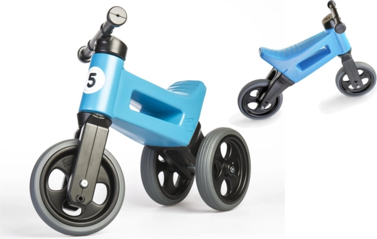 Bicicletta senza pedali Funny Wheels Rider Sport 2in1 per bambini – Blu
