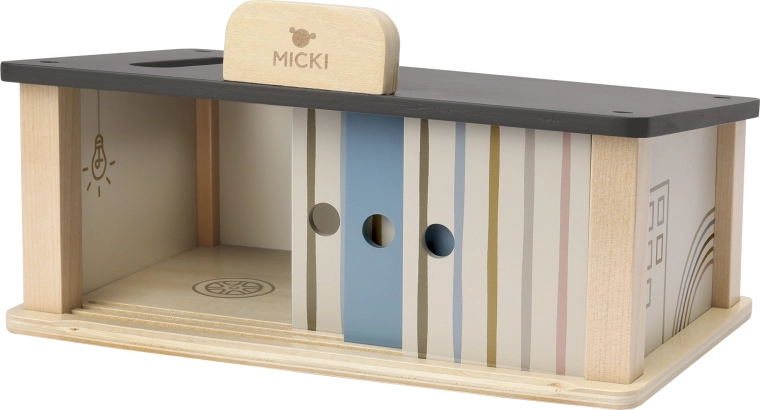 Garage e officina in legno Micki per bambini