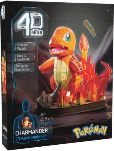 Modello di carta 3D Pokémon Charmander
