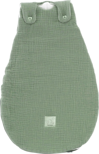 Träumeland sacco nanna esterno Liebmich in mussola verde salvia 68/74