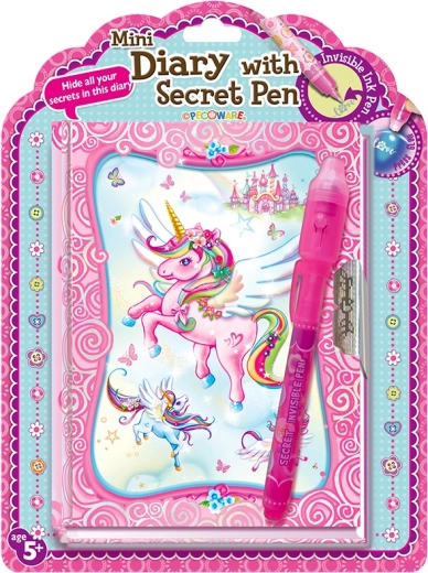 Diario Pegaso con penna UV segreta e lucchetto