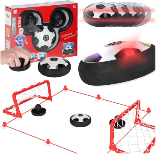 Hoverball da calcio levitante con porte da tavolo e mazze
