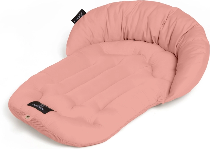 FikaGo morbido materassino imbottito con cuscino Mushroom Pink taglia L