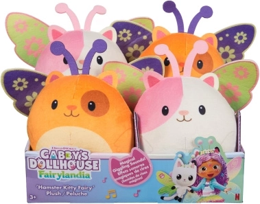 La casa delle bambole di Gabby criceto fatato di peluche con suoni 14 cm - 1 pezzo
