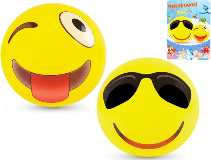 Pallone gonfiabile smiley 50 cm - 1 pezzo