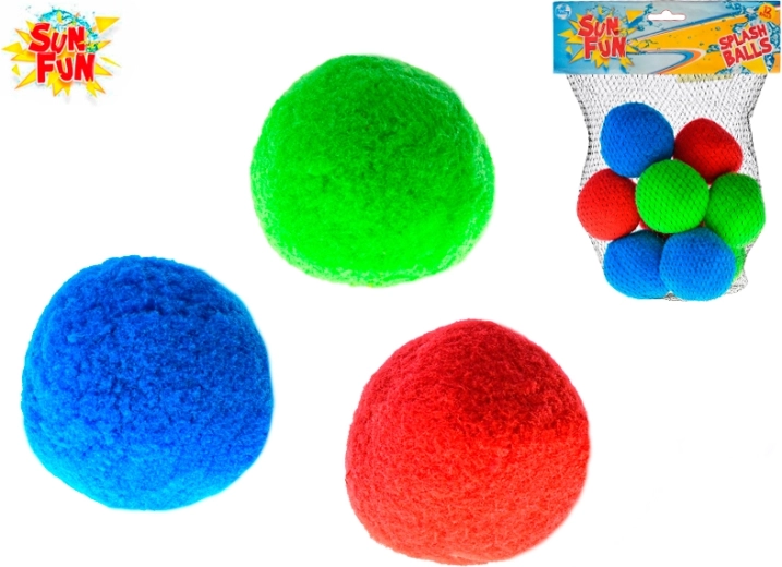Sun Fun palline da acqua 5 cm – set di 6 pz in rete