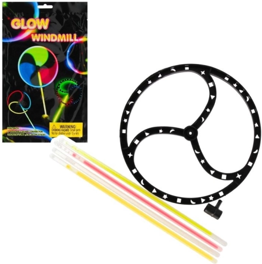Ventaglio fluorescente luminoso