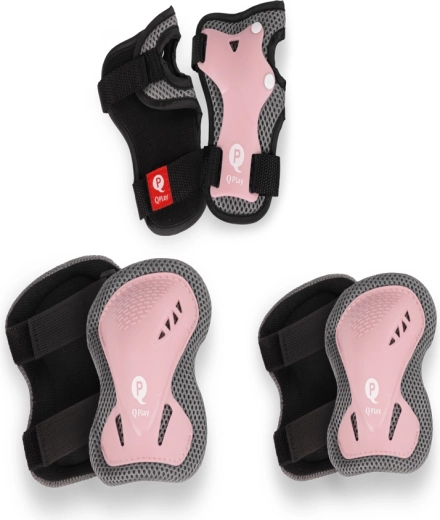 Protezioni per bambini Qplay coral pink taglia S (3–5 anni)