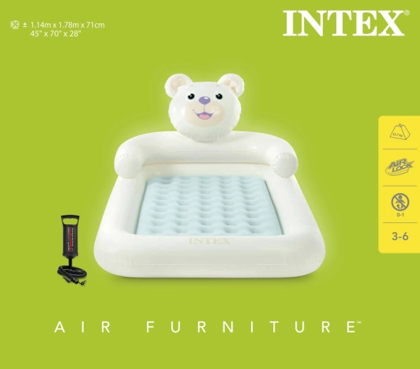 Letto da viaggio gonfiabile per bambini Orso