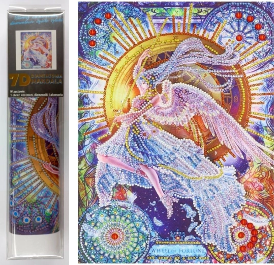 Norimpex pittura diamantata 7D Ruota della Fortuna 30 × 40 cm