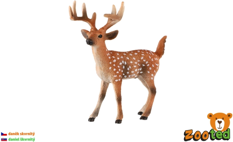 Daino maculato Zooted – statuina 12 cm