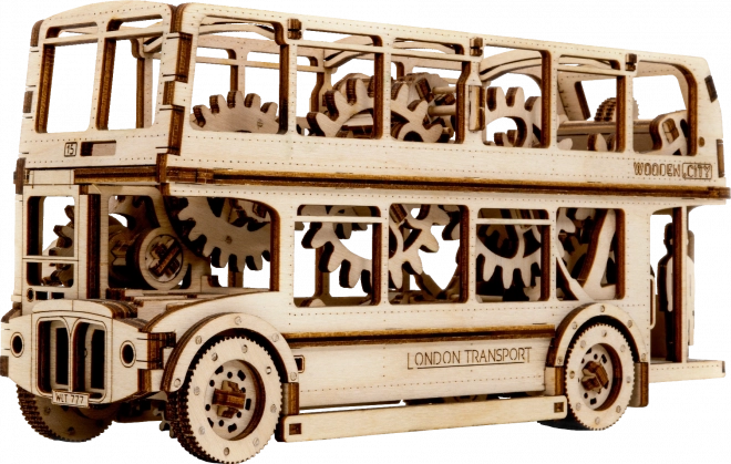 Puzzle 3D in legno – Autobus londinese