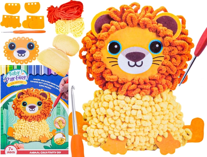 Kit creativo per realizzare un peluche fai da te – leone