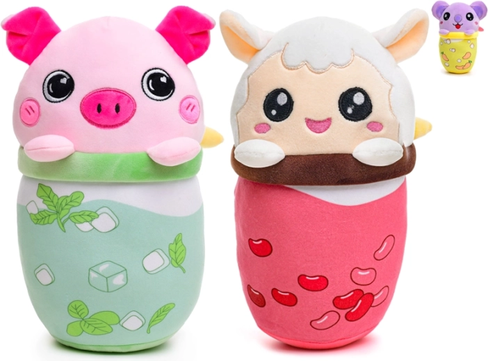 Peluche bubble tea animaletto 24 cm