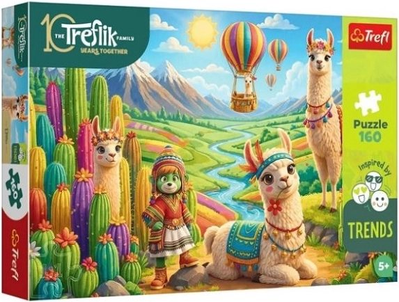 Puzzle per bambini Trefl Lama, 160 pezzi