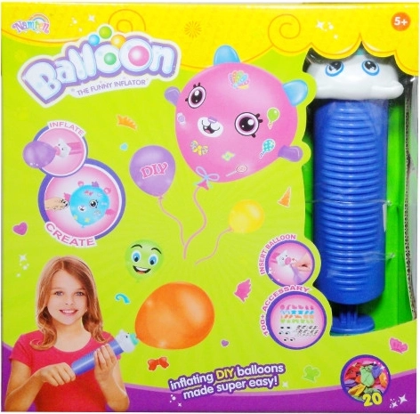 Set creativo con pompetta per palloncini