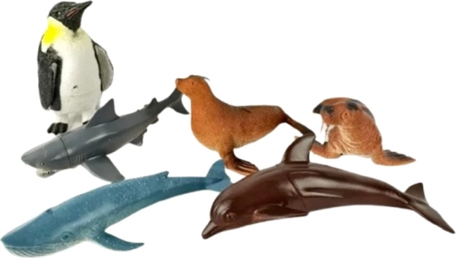 Animali marini – set di figurine per bambini in sacchetto