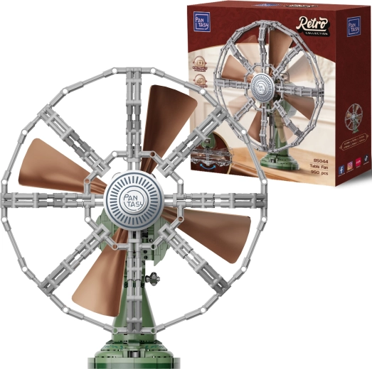 Pantasy Retro Collection ventilatore da tavolo retrò – kit di costruzione con pale mobili