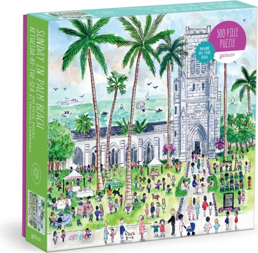 Puzzle Galison Domenica a Palm Beach 500 pezzi