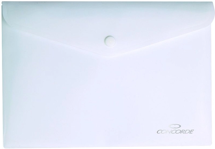 Cartelline con bottone A5 CONCORDE, bianco