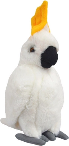 Cacatua bianca di peluche 22 cm