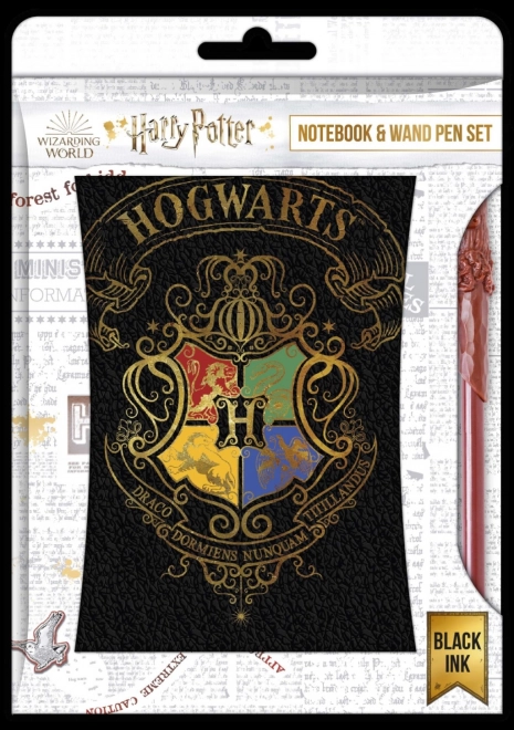 Set penna e blocco Harry Potter: Colorful Crest