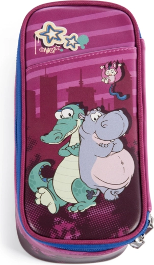 Astuccio NICI Coccodrillo e Ippopotamo verde