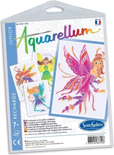 Sentosphere set di immagini da dipingere ad acquerello junior – fate